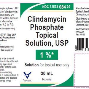 CLINDAMYCIN PHOS 1% TOP SOL 60ML