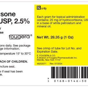 HYDROCORTISONE 2.5% OINT 28.35GM