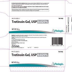 TRETINOIN 0.025% CREAM 45GM